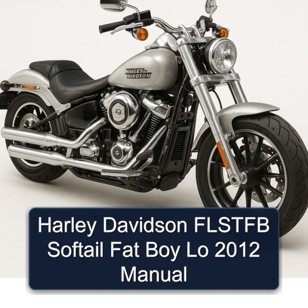 Harley Davidson FLSTFB Softail Fat Boy Lo 2012 Manual