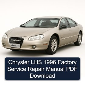 Chrysler LHS 1996 Factory Service Repair Manual PDF Download