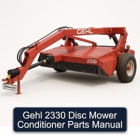 Gehl 2330 Disc Mower Conditioner Parts Manual