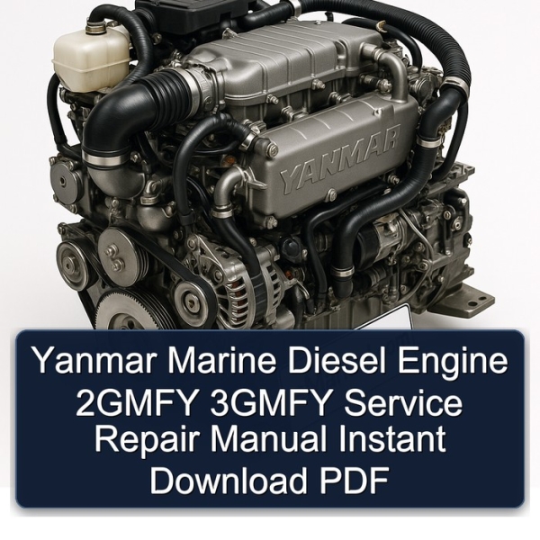 Yanmar Marine Diesel Engine 2GMFY 3GMFY Service Repair Manual Instant Download PDF