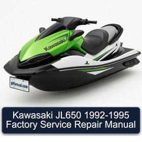 Kawasaki JL650 1992-1995 Factory Service Repair Manual