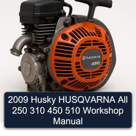 2009 Husky HUSQVARNA All 250 310 450 510 Workshop Manual