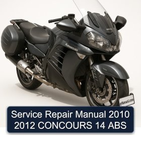 Service Repair Manual 2010 2012 CONCOURS 14 ABS