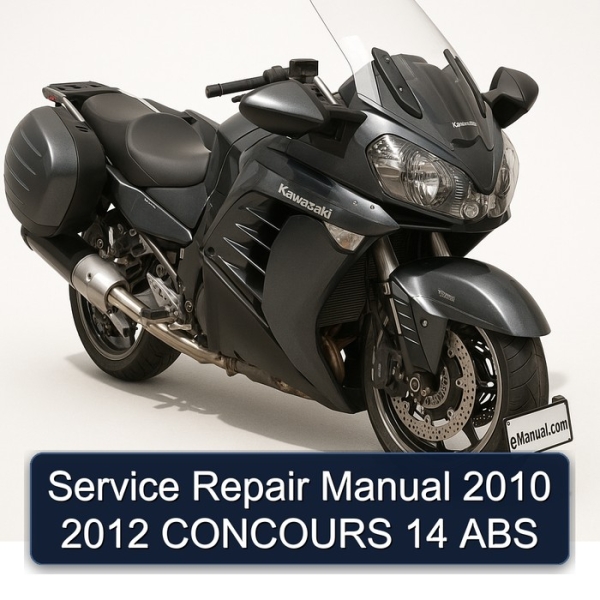 Service Repair Manual 2010 2012 CONCOURS 14 ABS