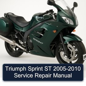 Triumph Sprint ST 2005-2010 Service Repair Manual