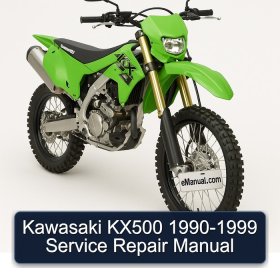 Kawasaki KX500 1990-1999 Service Repair Manual
