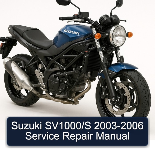 Suzuki SV1000/S 2003-2006 Service Repair Manual