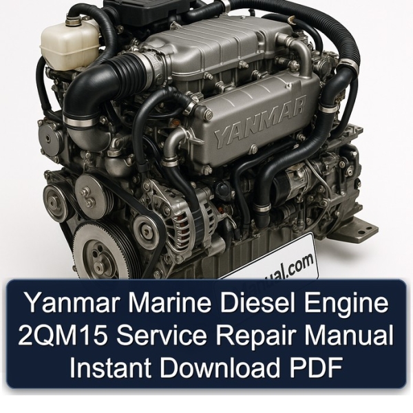 Yanmar Marine Diesel Engine 2QM15 Service Repair Manual Instant Download PDF