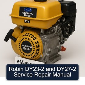 Robin DY23-2 and DY27-2 Service Repair Manual