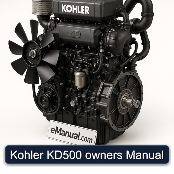 Kohler KD500 owners Manual