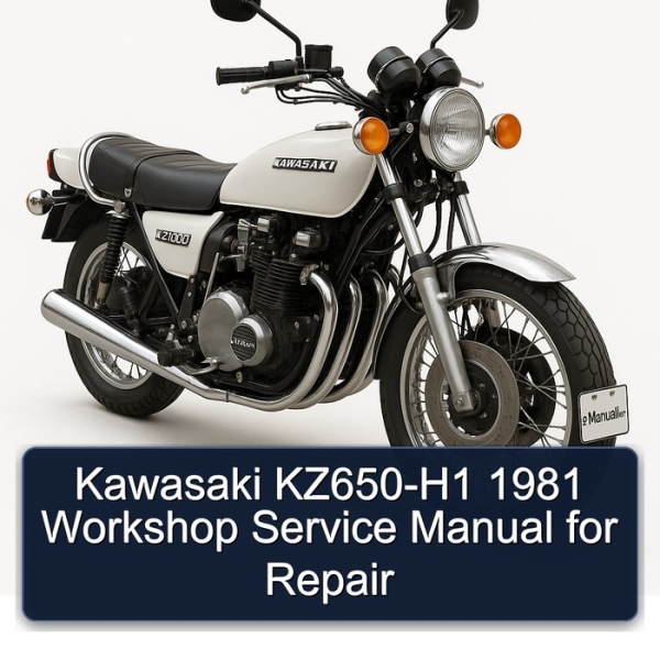 Kawasaki KZ650-H1 1981 Workshop Service Manual for Repair