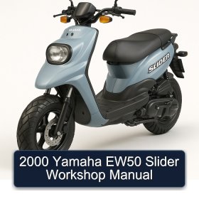 2000 Yamaha EW50 Slider Workshop Manual