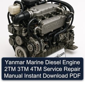 Yanmar Marine Diesel Engine 2TM 3TM 4TM Service Repair Manual Instant Download PDF