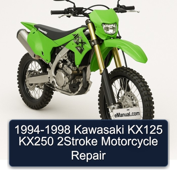 1994-1998 Kawasaki KX125 KX250 2Stroke Motorcycle Repair