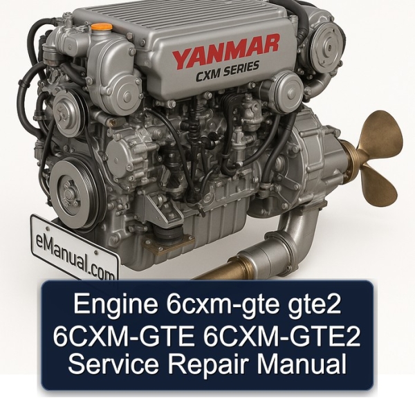 Engine 6cxm-gte gte2 6CXM-GTE 6CXM-GTE2 Service Repair Manual
