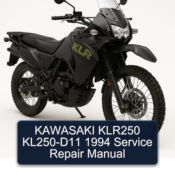 KAWASAKI KLR250 KL250-D11 1994 Service Repair Manual