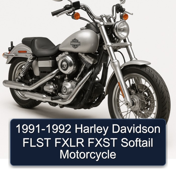 1991-1992 Harley Davidson FLST FXLR FXST Softail Motorcycle