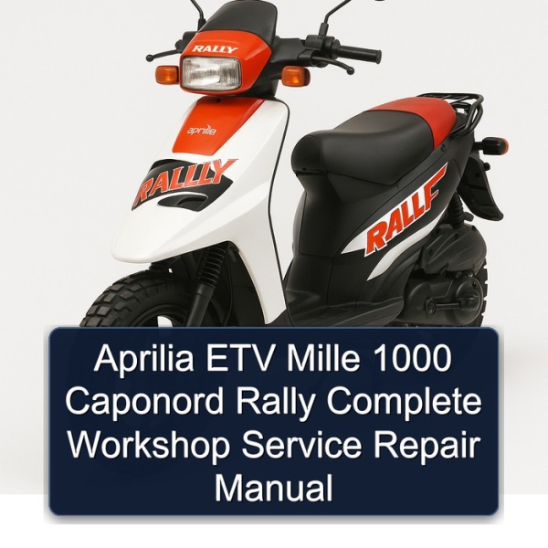 Aprilia ETV Mille 1000 Caponord Rally Complete Workshop Service Repair Manual