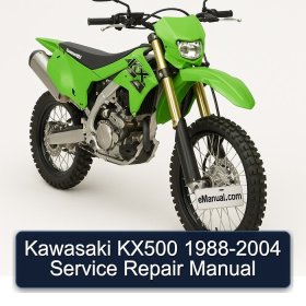 Kawasaki KX500 1988-2004 Service Repair Manual