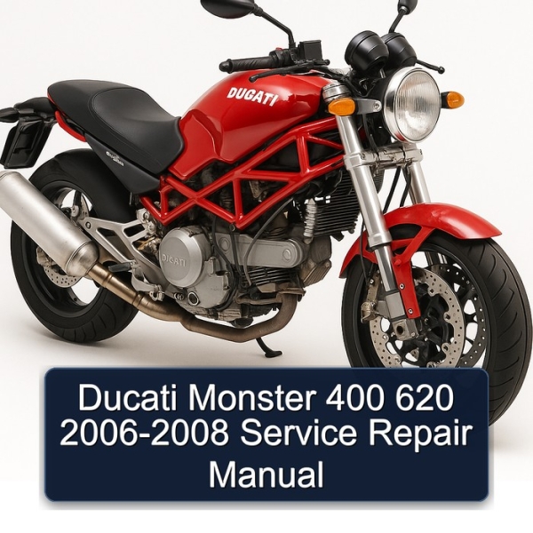 Ducati Monster 400 620 2006-2008 Service Repair Manual