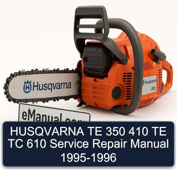 HUSQVARNA TE 350 410 TE TC 610 Service Repair Manual 1995-1996