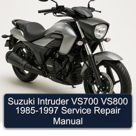 Suzuki Intruder VS700 VS800 1985-1997 Service Repair Manual