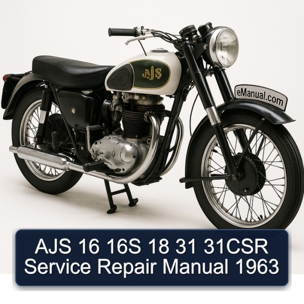 AJS 16 16S 18 31 31CSR Service Repair Manual 1963
