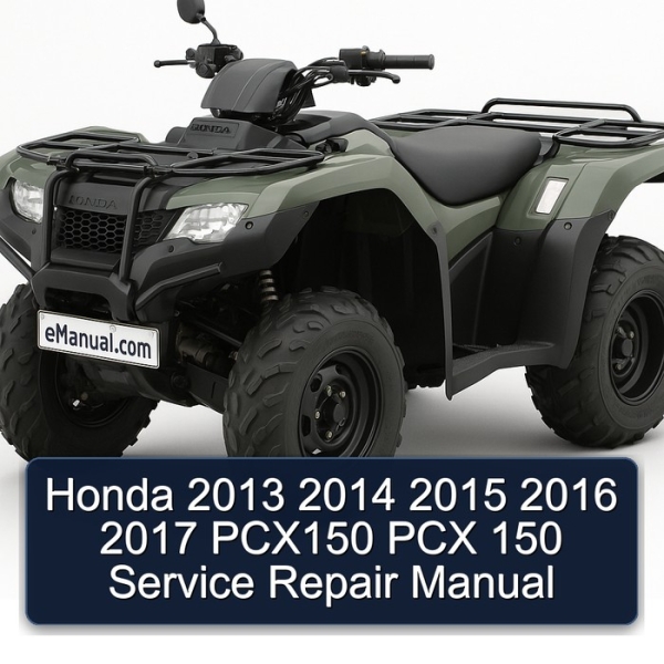 Honda 2013 2014 2015 2016 2017 PCX150 PCX 150 Service Repair Manual