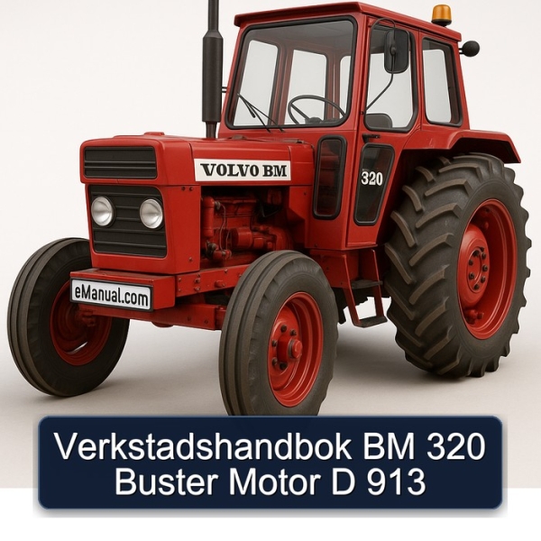 Verkstadshandbok BM 320 Buster Motor D 913