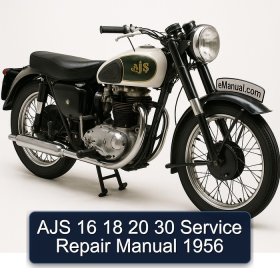 AJS 16 18 20 30 Service Repair Manual 1956