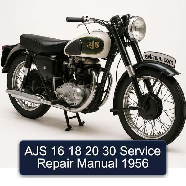 AJS 16 18 20 30 Service Repair Manual 1956
