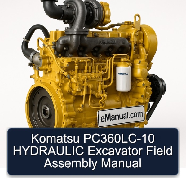Komatsu PC360LC-10 HYDRAULIC Excavator Field Assembly Manual