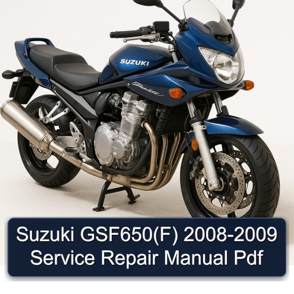 Suzuki GSF650(F) 2008-2009 Service Repair Manual Pdf