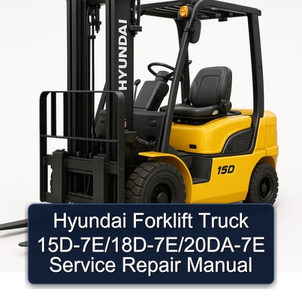 Hyundai Forklift Truck 15D-7E/18D-7E/20DA-7E Service Repair Manual