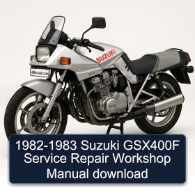 1982-1983 Suzuki GSX400F Service Repair Workshop Manual download