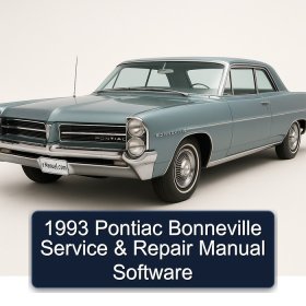 1993 Pontiac Bonneville Manual de servicio y reparación Software