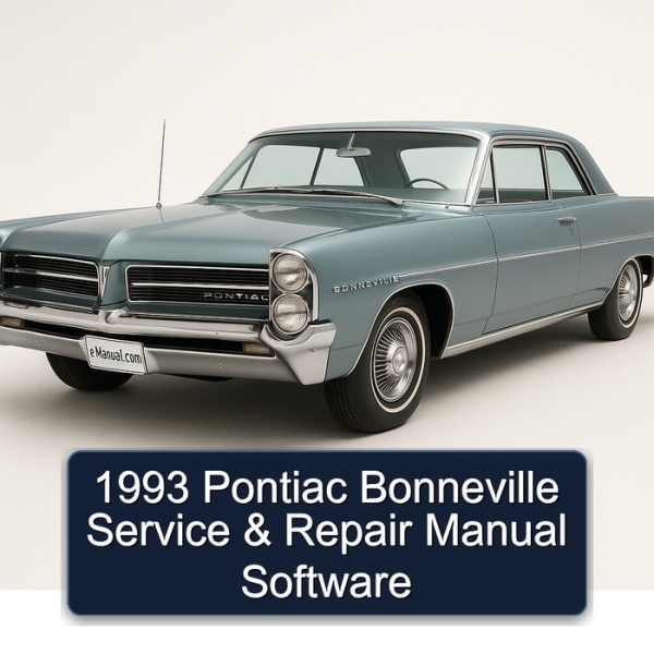 1993 Pontiac Bonneville Service & Repair Manual Software