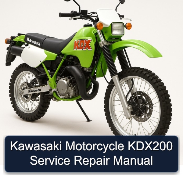 Kawasaki Motorcycle KDX200 Service Repair Manual