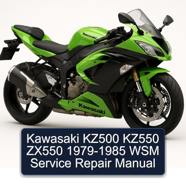 Kawasaki KZ500 KZ550 ZX550 1979-1985 WSM Service Repair Manual