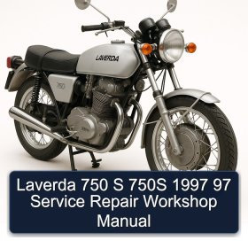Laverda 750 S 750S 1997 97 Service Repair Workshop Manual