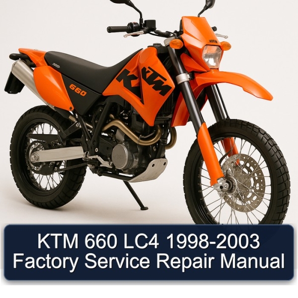 KTM 660 LC4 1998-2003 Factory Service Repair Manual