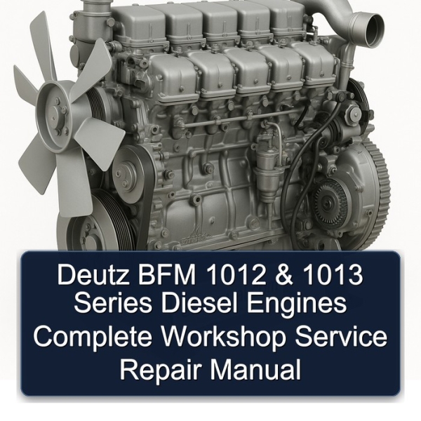 Deutz BFM 1012 & 1013 Series Diesel Engines Complete Workshop Service Repair Manual