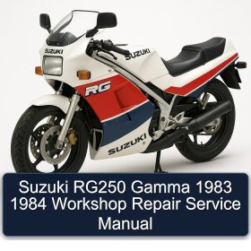 Suzuki RG250 Gamma 1983 1984 Workshop Repair Service Manual