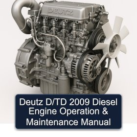 Deutz D/TD 2009 Diesel Engine Operation & Maintenance Manual