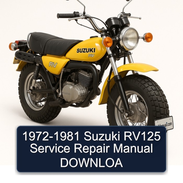 1972-1981 Suzuki RV125 Service Repair Manual DOWNLOA