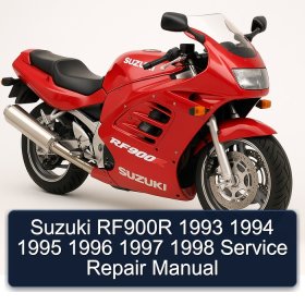 Suzuki RF900R 1993 1994 1995 1996 1997 1998 Service Repair Manual