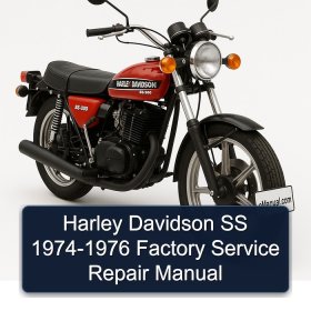 Harley Davidson SS 1974-1976 Factory Service Repair Manual