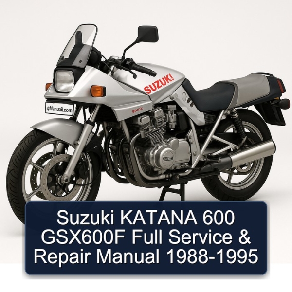 Suzuki KATANA 600 GSX600F Full Service & Repair Manual 1988-1995