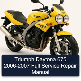 Triumph Daytona 675 2006-2007 Full Service Repair Manual