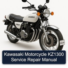 Kawasaki Motorcycle KZ1300 Service Repair Manual